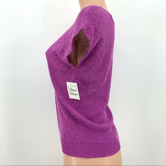 NWT Rubbish Open Knit Cap Sleeve Sweater - Picture 3 of 10